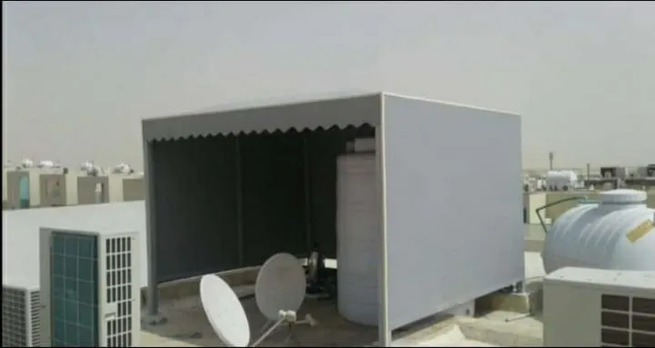 مظلات مسابح وخزانات